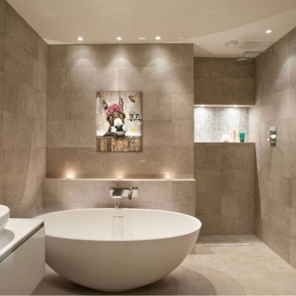 Bathroom Decor Funny Canvas Wall Art Donkey Picture Decor Farmhouse NEW 12 X 16 - Picture 11 of 15